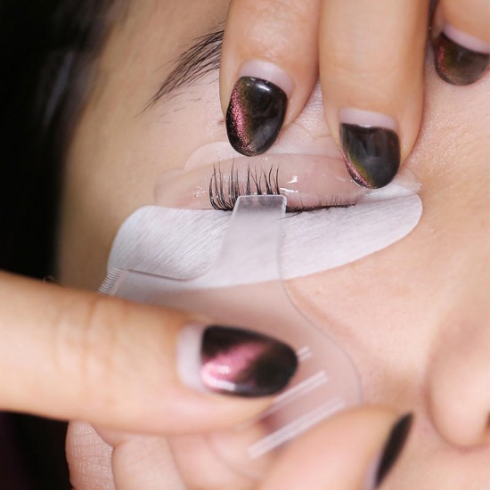 10pcs Y-shaped Eyelashes Comb Mini Disposable Plastic Transparent Mascara Makeup Grafting Tools