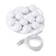 12 LED Lamp String Makeup Mirror Lamp USB Cosmetic Dressing Salon Barber Shop White Light