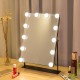 12 LED Lamp String Makeup Mirror Lamp USB Cosmetic Dressing Salon Barber Shop White Light