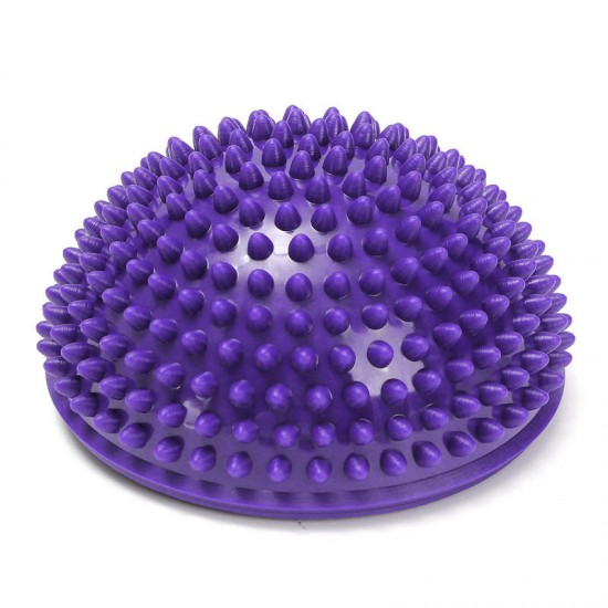 16cm Half Round Yoga Balance Spiky Massager Ball Stepping Stone Foot Sole Trigger Point Hemisphere