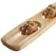 2 in 1 Bamboo Back Itching Scratcher Tools Full Body Roller Massage Stick