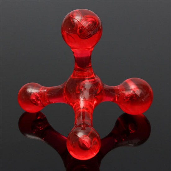 3D Translucent Four-ball Four-claw Mini Body Massager Tool