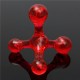 3D Translucent Four-ball Four-claw Mini Body Massager Tool