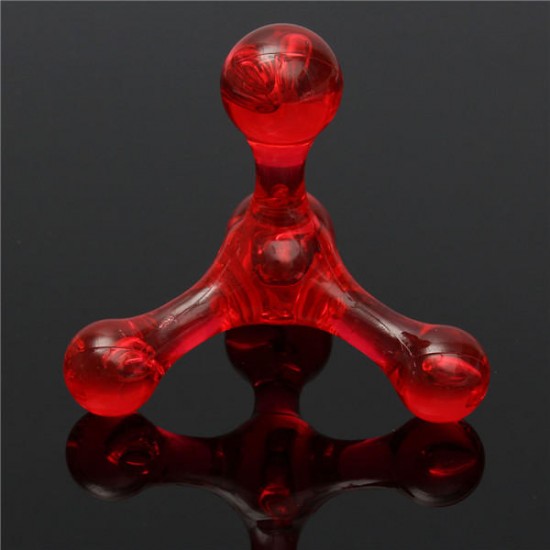 3D Translucent Four-ball Four-claw Mini Body Massager Tool