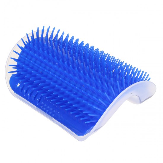 Cat Comb Brush Shedding Tool Comb Self Grooming Aid with Catnip Pet Comb