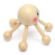 Durable Cute Wooden 6 Ball Legs Massager Neck Back Full Body Shoulder Roller Stress Relief