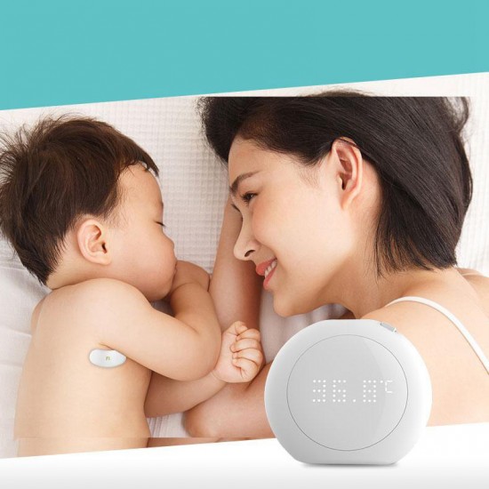 10 Pcs XIAOMI Fanmi Mini Portable Wireless Thermometer LED Display Smart Temperature Sensor Sticker Replacement