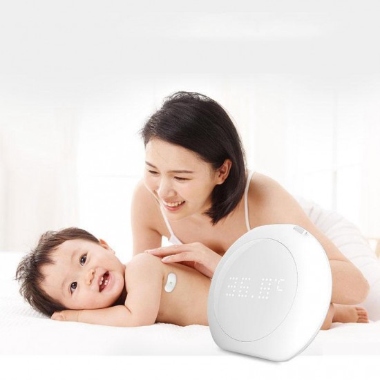 10 Pcs XIAOMI Fanmi Mini Portable Wireless Thermometer LED Display Smart Temperature Sensor Sticker Replacement