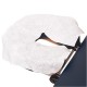 100Pcs Ultra Soft Disposable Face Cradle Covers Absorbent Fabric Face Covers Headrest Covers for Massager Tables and Massage Chairs Accessories