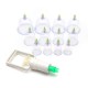 12 Cups Vacuum Megnetic Therapy Tools Massage Acupuncture Cupping Kits Set