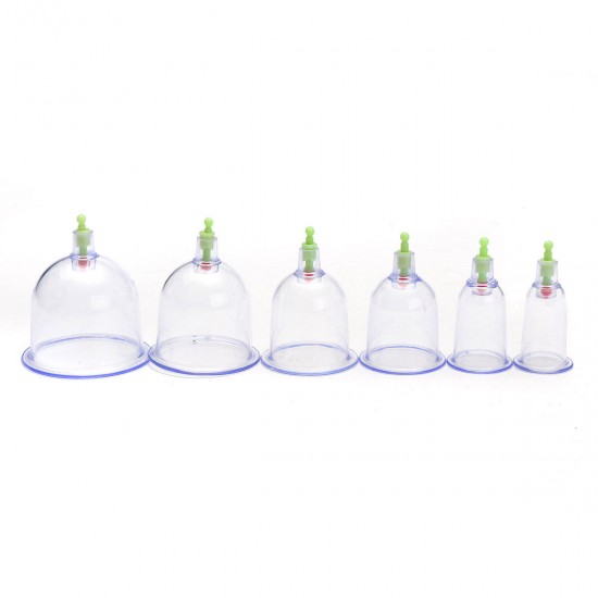 12 Cups Vacuum Megnetic Therapy Tools Massage Acupuncture Cupping Kits Set