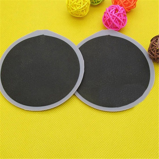 1Pair Silicone Gel Round Oval Shape TENS Unit Electrode Replacement Pad Electrode Patches for Electrotherapy EMS Massager Nerve Muscle Stimulator