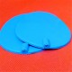 1Pair Silicone Gel Round Oval Shape TENS Unit Electrode Replacement Pad Electrode Patches for Electrotherapy EMS Massager Nerve Muscle Stimulator