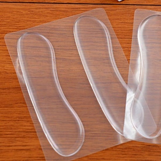 Silicon Transparent Invisible Heel Pad Shoe Anti-slip Pad