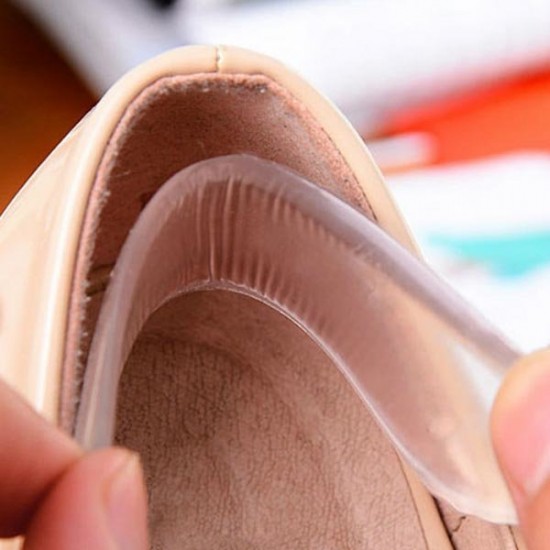 Silicon Transparent Invisible Heel Pad Shoe Anti-slip Pad