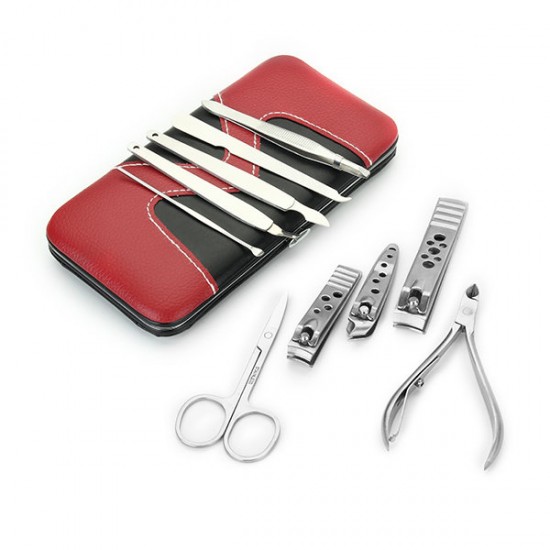 10 in 1 Stainless Steel Manicure Pedicure Ear Pick Nail Clipper Set