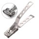 10cm Stainless Steel Fingernail Clipper Trimmer Manicure Cutter Tool