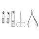 13Pcs Pedicure Manicure Set Nail Clipper Cuticle Cleaner Acne Remover Kit Case