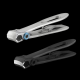 2pcs Black Sliver Wide Cutter Dual-bend Nail Clipper Finger Toenails Manicure Pedicure Tools Kits