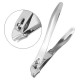 Y.F.M® Carbon Steel Nail Clipper Cutter Cleaner Toenail Portable Manicure Pedicure Tools