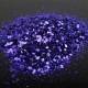 Dark Purple Nail Art Glitter Powder Sheet 1mm Sequins Sparkly Colorful Iridescent Acrylic Tips 10ml