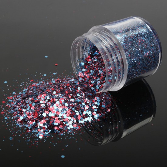 Shining Mixed Glitter Powder Sequins Decoration  3D Dust Red Purple Halloween Nail Art Ornaments