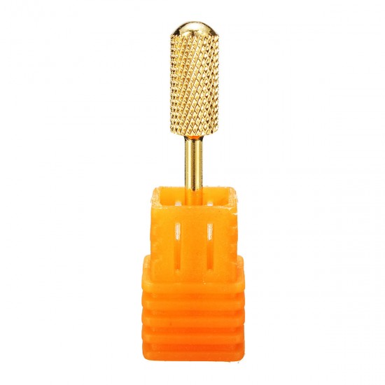 2.35mm Gold Tungsten Steel Nail Drill Bit Electric Machine Tool Manicure Grinding Polish