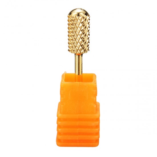 2.35mm Gold Tungsten Steel Nail Drill Bit Electric Machine Tool Manicure Grinding Polish