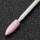 2.35mm Pink Ceramic Nail Drill Bit Grinding File Head Manicure Tools Pedicure Cuticle Remover