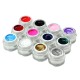 12 Coloured Painting Gel Nail Art Flower DIY Design Phototherapy Pigmented LED UV Liner