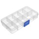 10 Cells Empty Detachable Adjustable Compartment Storage Case Box Nail Tip Gems Little Stuff