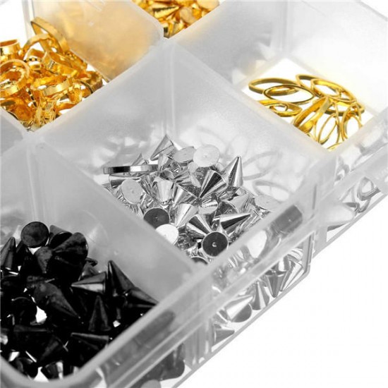10 Cells Empty Detachable Adjustable Compartment Storage Case Box Nail Tip Gems Little Stuff