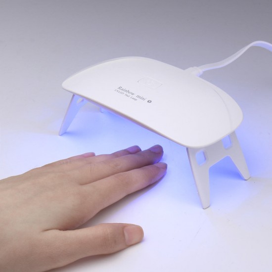 100-240V Mini UV Nail Art Lamp LED Curing Manicure Tools Gel Polish USB Dryer Portable