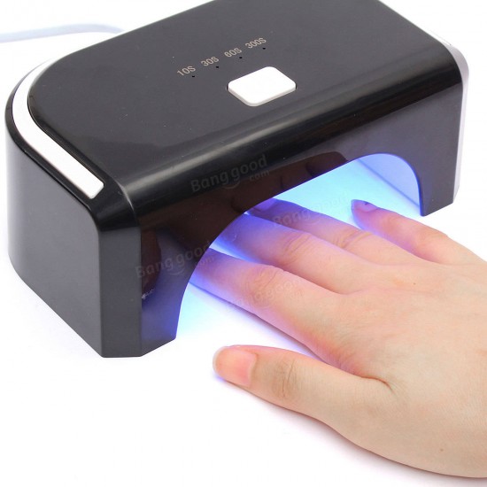 12W 90-240V LED Lamp Nail Art Polish Dryer Curing 4 Timer Setting