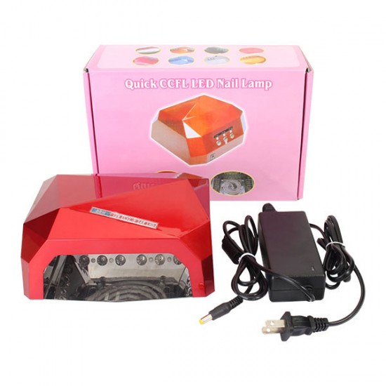 18Watt 100-240V Diamond Shape LED Lamp Nail Art UV Gel Dryer