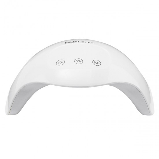 30W 15 LED Mini Nail Dryer Lamp UV Gel Polish Curling Time Setting 110-240V Nail Salon Machine