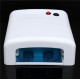 36W Nail Art UV Lamp Gel Polish Curing Dryer Light Acrylic Manicure Set White 110V 220V
