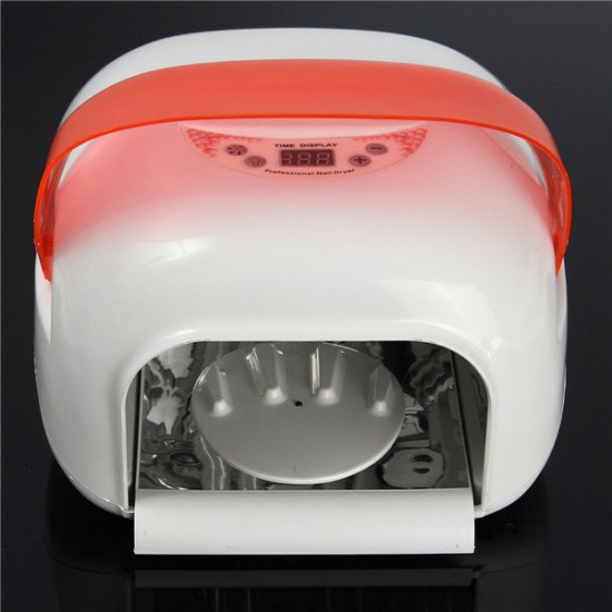 36W Pro Autoinductive Nail Dryer UV Gel Lamp Curing Light with Fan Manicure Device 220-240V