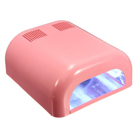 36Watt Pro UV Curing Lamp Salon Nail Art Dryer Light Timer Lamp