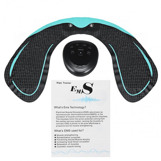 6 Modes EMS Hip Trainer For Hips With U Shape Hydro Gel Pad Butt Lifting Fitness Body Shape 6 Modes EMS Hip Trainer For Hips With U Shape Hydro Gel Pad Butt Lifting Fitness Body Shape