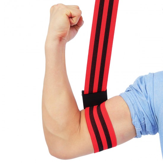 2X Training Blood Flow Belt Restriction Occlusion Tourniquet Sports Biceps Bands