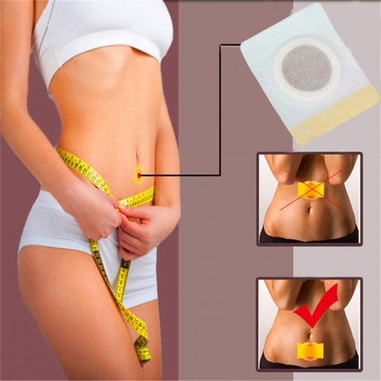30Pcs Magnetic Abdominal Body Wonder Slimming Patch Navel Sticker Fat Burner Anti-Obesity