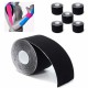 5 Rolls 5m*5cm Self-adhesive Muscle Strain Sport Support Tape Physio Therapeutic