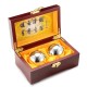 50mm Chinese Health Exercise Stress Relaxation Therapy Chrome Massage Baoding Ball 50mm Chinese Health Exercise Stress Relaxation Therapy Chrome Massage Baoding Ball
