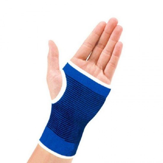 Multifunctional Fitness Palms Professional Knitted Pearl Blue Cotton Yarn Care Palm Gloves