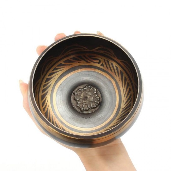 105mm Tibetan Yoga Singing Bowl Brass Buddhism Chime Resonance Meditation Chakara 105mm Tibetan Yoga Singing Bowl Brass Buddhism Chime Resonance Meditation Chakara