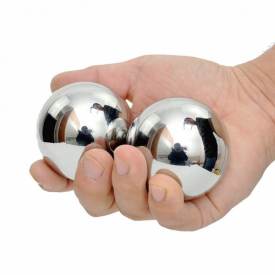 3 Types Chinese Health Exercise Stress Relaxation Therapy Massage Baoding Balls Sliver 3 Types Chinese Health Exercise Stress Relaxation Therapy Massage Baoding Balls Sliver