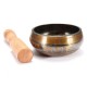 80mm Tibetan Brass Buddhism Singing Yoga Bowl for Chakra Meditation Healing