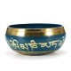 85mm Blue Tibetan Yoga Singing Bowl Buddhism Chime Resonance Meditation Chakara 85mm Blue Tibetan Yoga Singing Bowl Buddhism Chime Resonance Meditation Chakara
