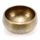 95mm Tibetan Buddhist Chakra Yoga Resonance Singing Bowl Brass Healing Meditation Hammered Stick